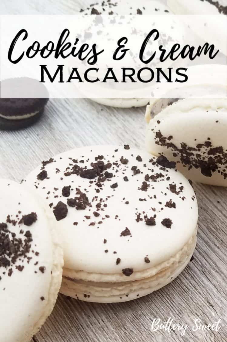 Cookies and Cream Macarons