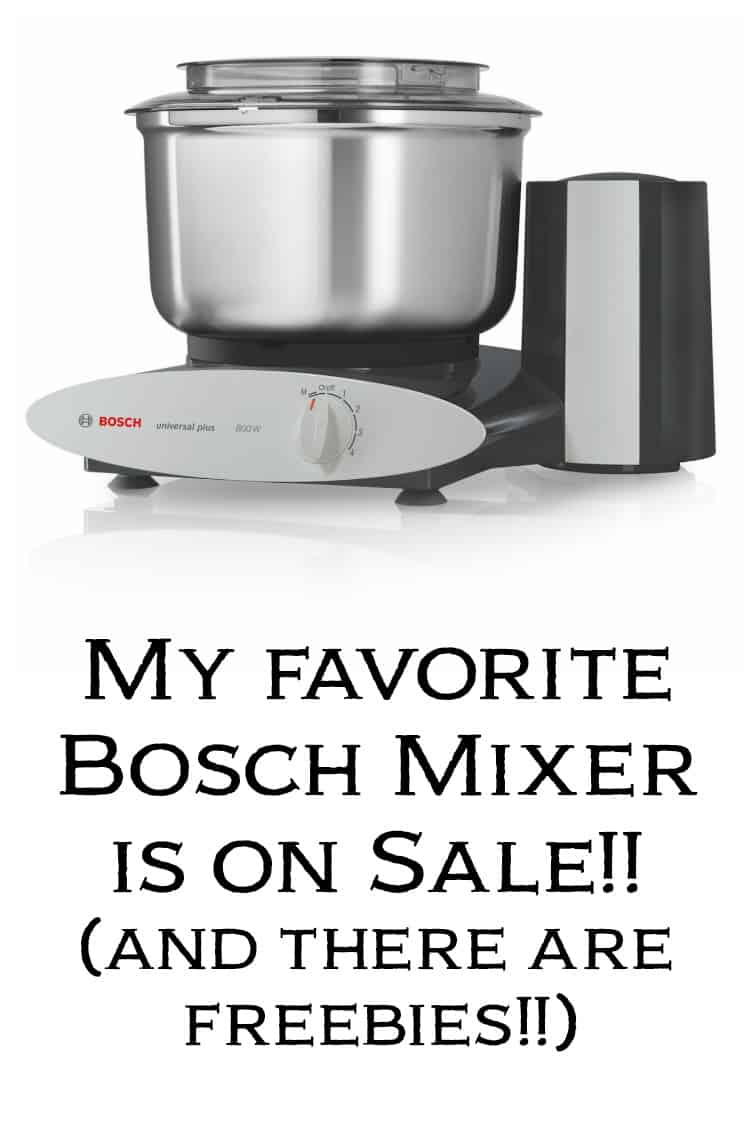 Bosch Mixers on Sale with FREE Accessories + Free Shipping